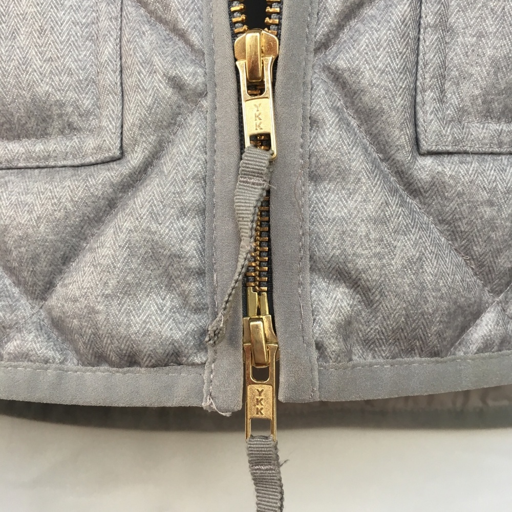 J. Crew Factory Textured Quilted Puffer Vest XXS - Picture 5 of 8